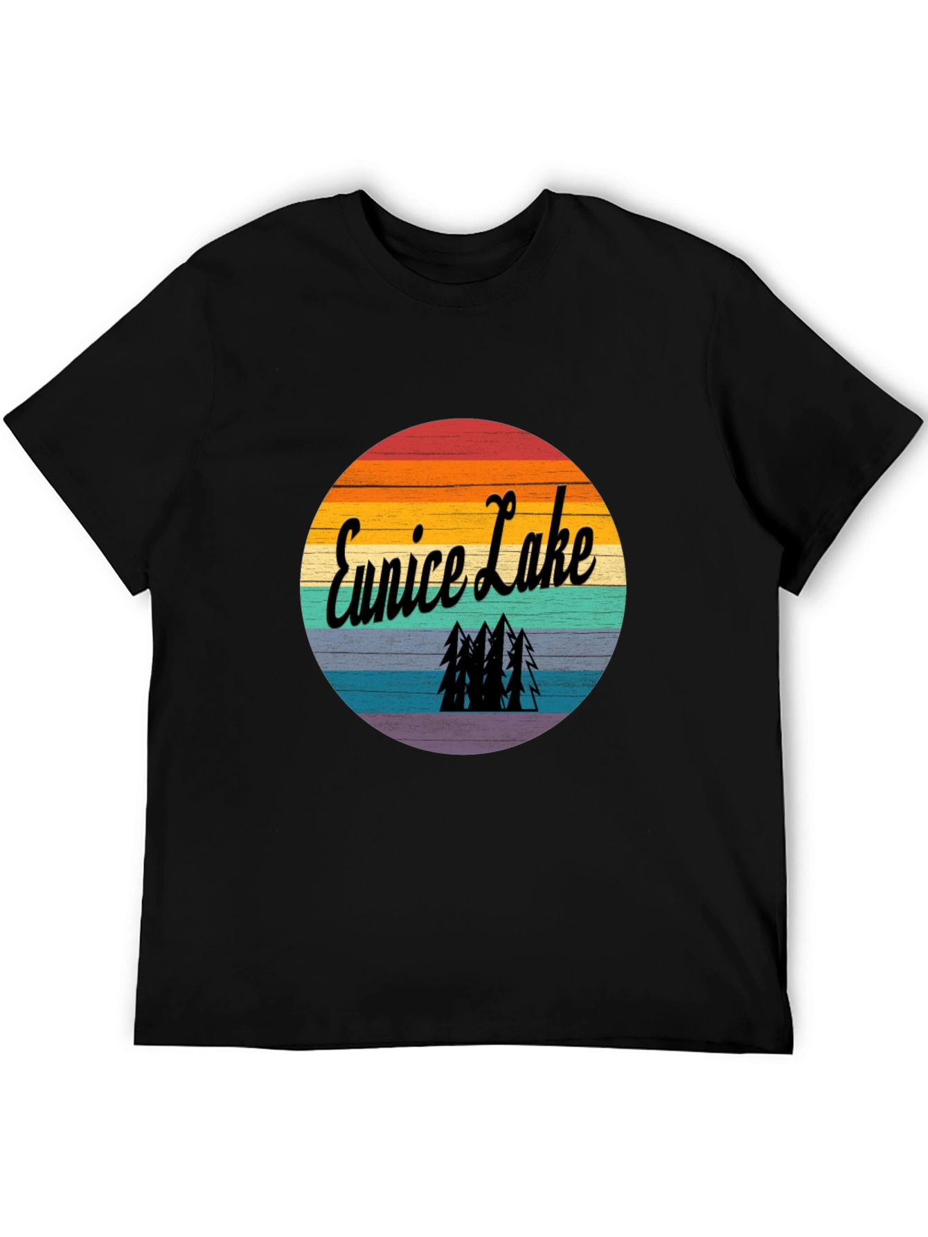 Eunice Lake Retro Sunset T-Shirt