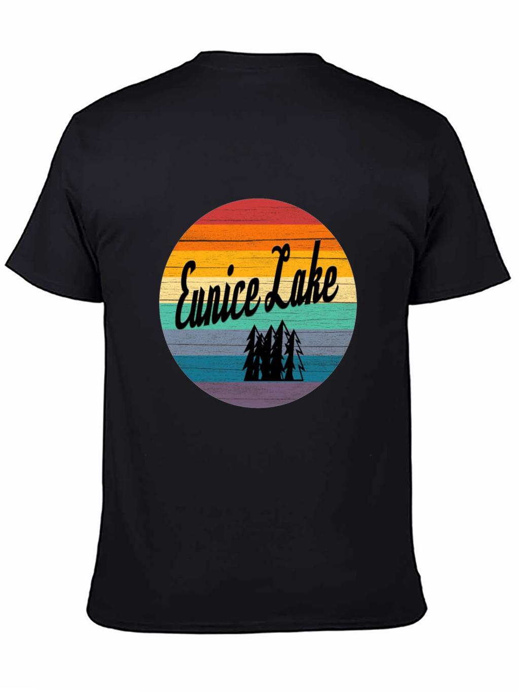 Eunice Lake Retro Sunset T-Shirt