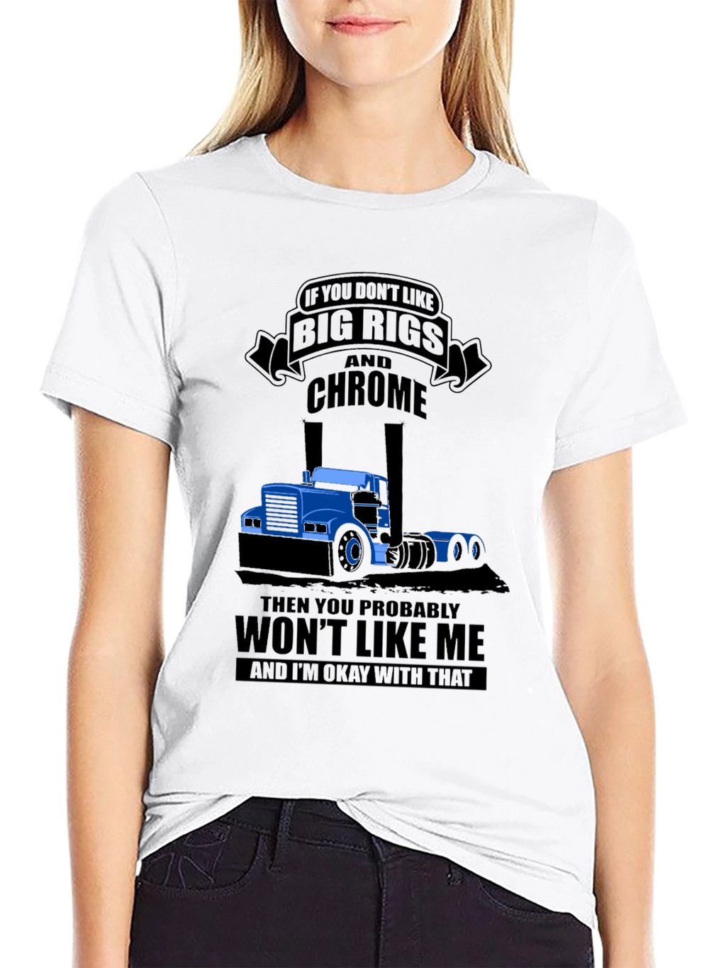 Big Rigs & Chrome T-Shirt - Trucker Style Tee