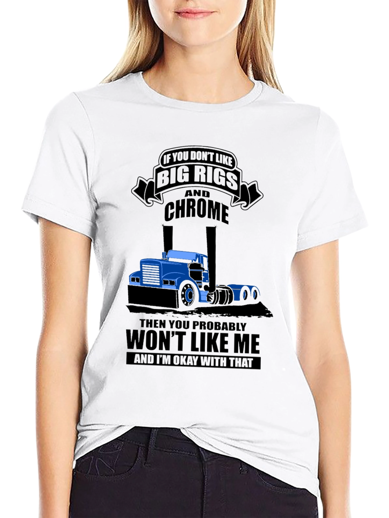 Big Rigs & Chrome T-Shirt - Trucker Style Tee