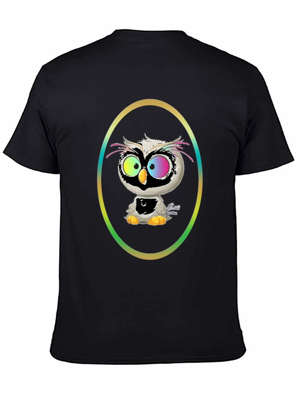 Owl Graphic Tee - Quirky Cartoon Bird