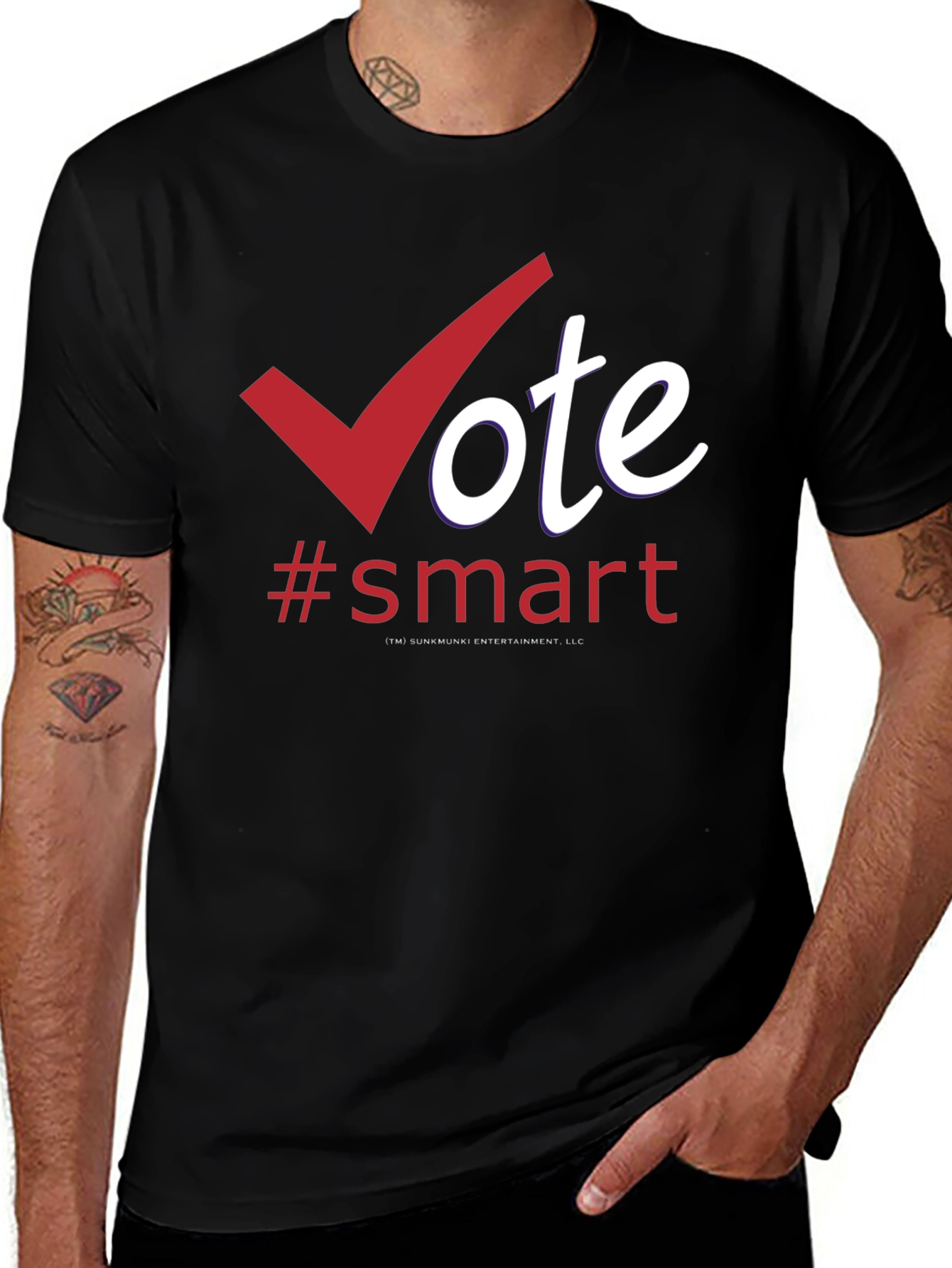 Vote Smart Graphic Tee - Political Activism Shirt