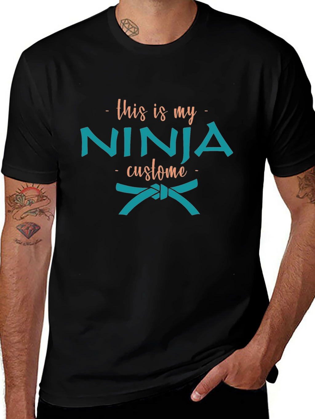Funny Ninja Costume T-Shirt
