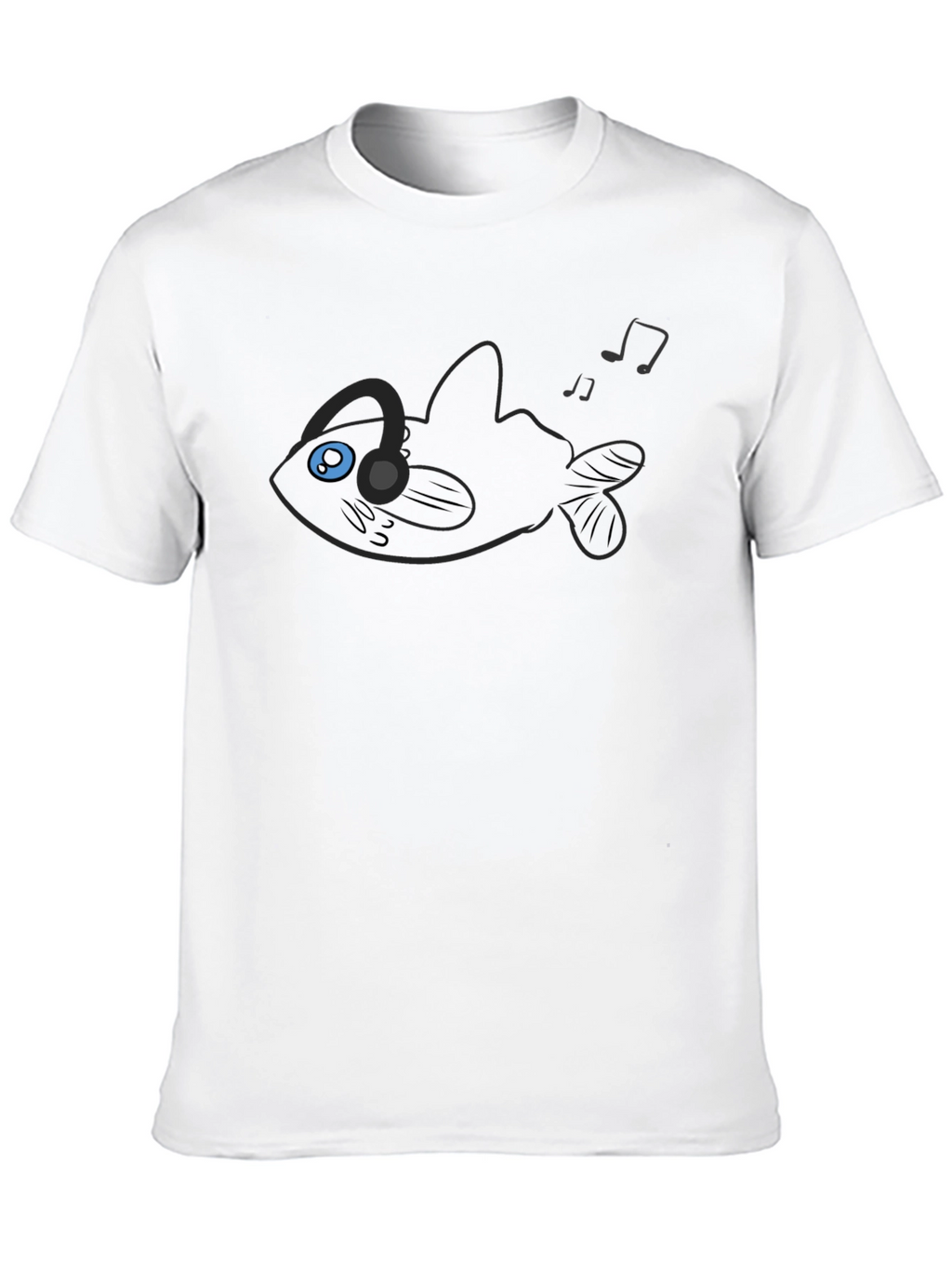 Angler Fish Music Lover Graphic Tee