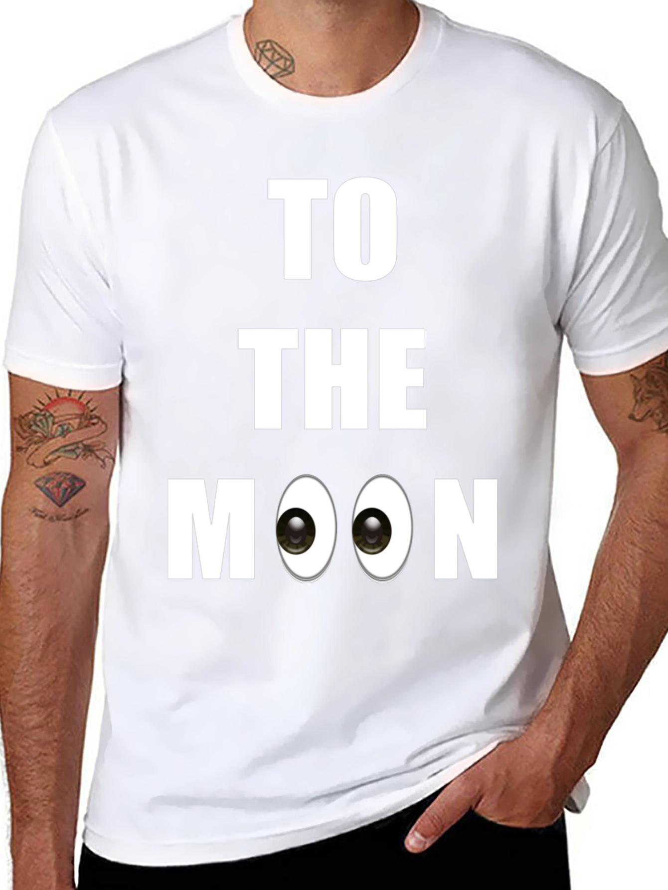 To The Moon Graphic Tee - Crypto Meme Shirt