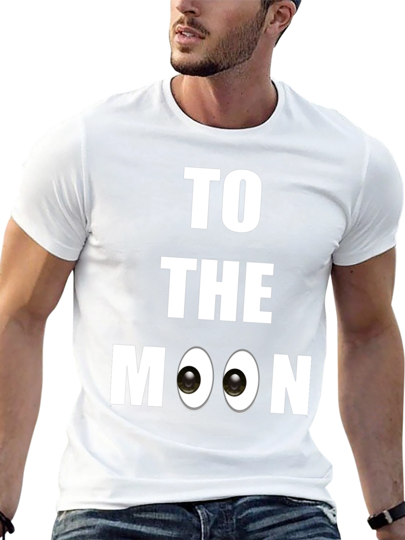 To The Moon Graphic Tee - Crypto Meme Shirt