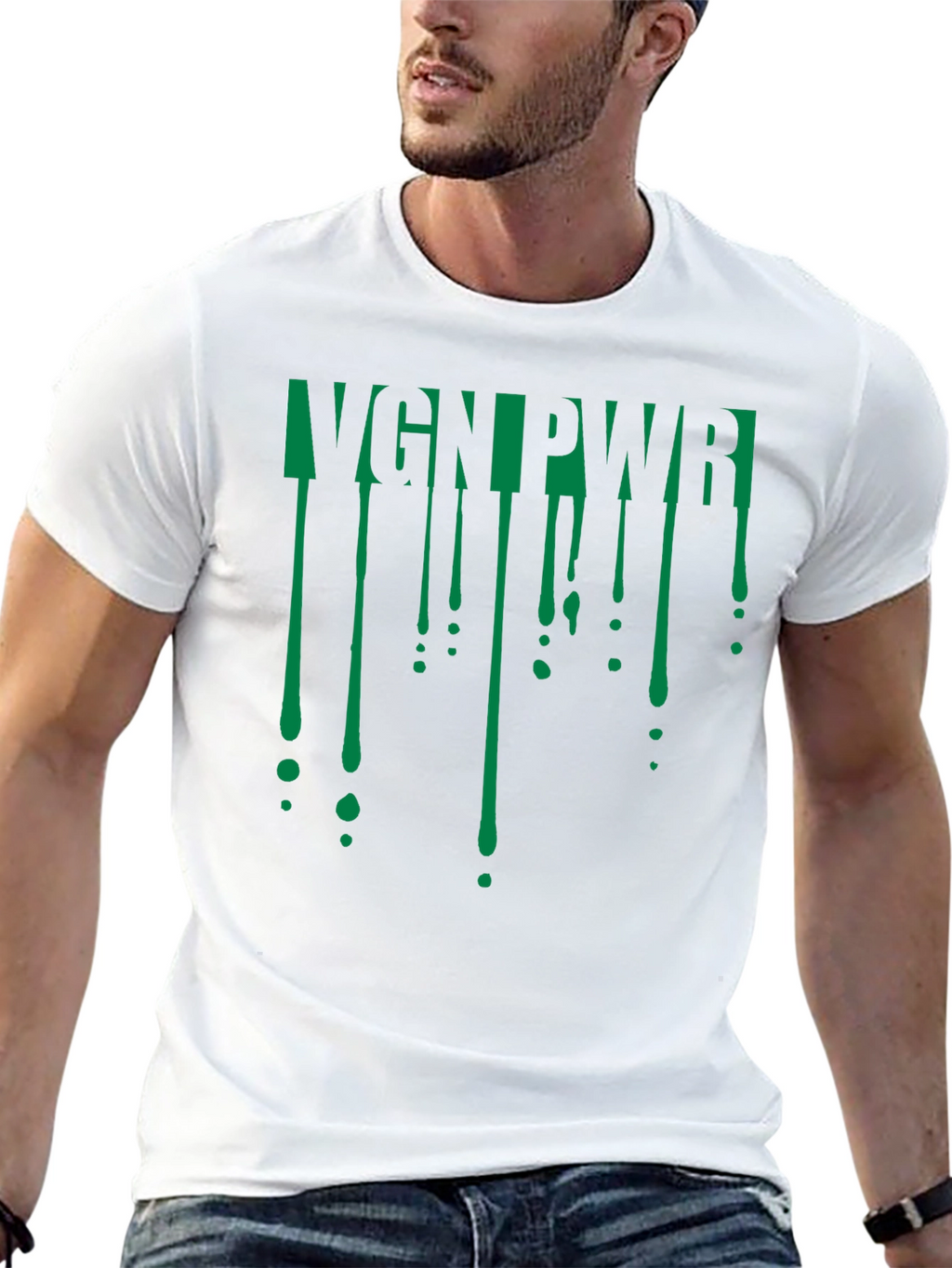 VGN PWR Black Graphic Tee