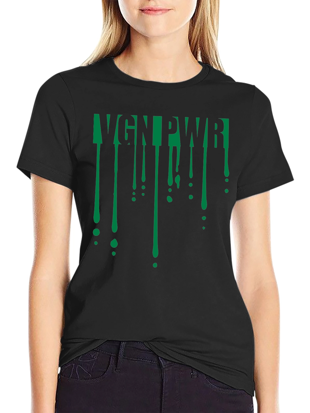 VGN PWR Black Graphic Tee
