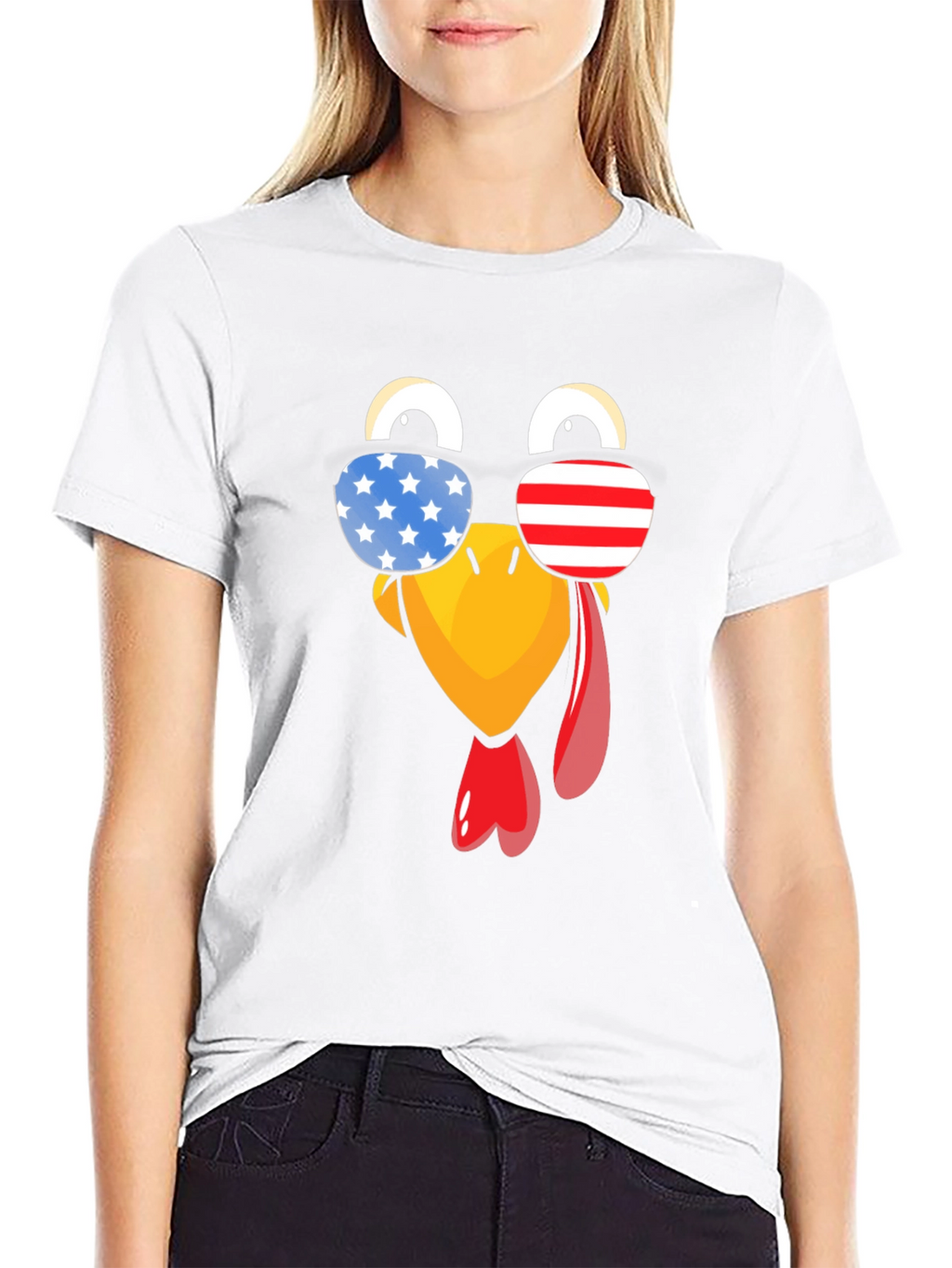 Patriotic Turkey Thanksgiving T-Shirt
