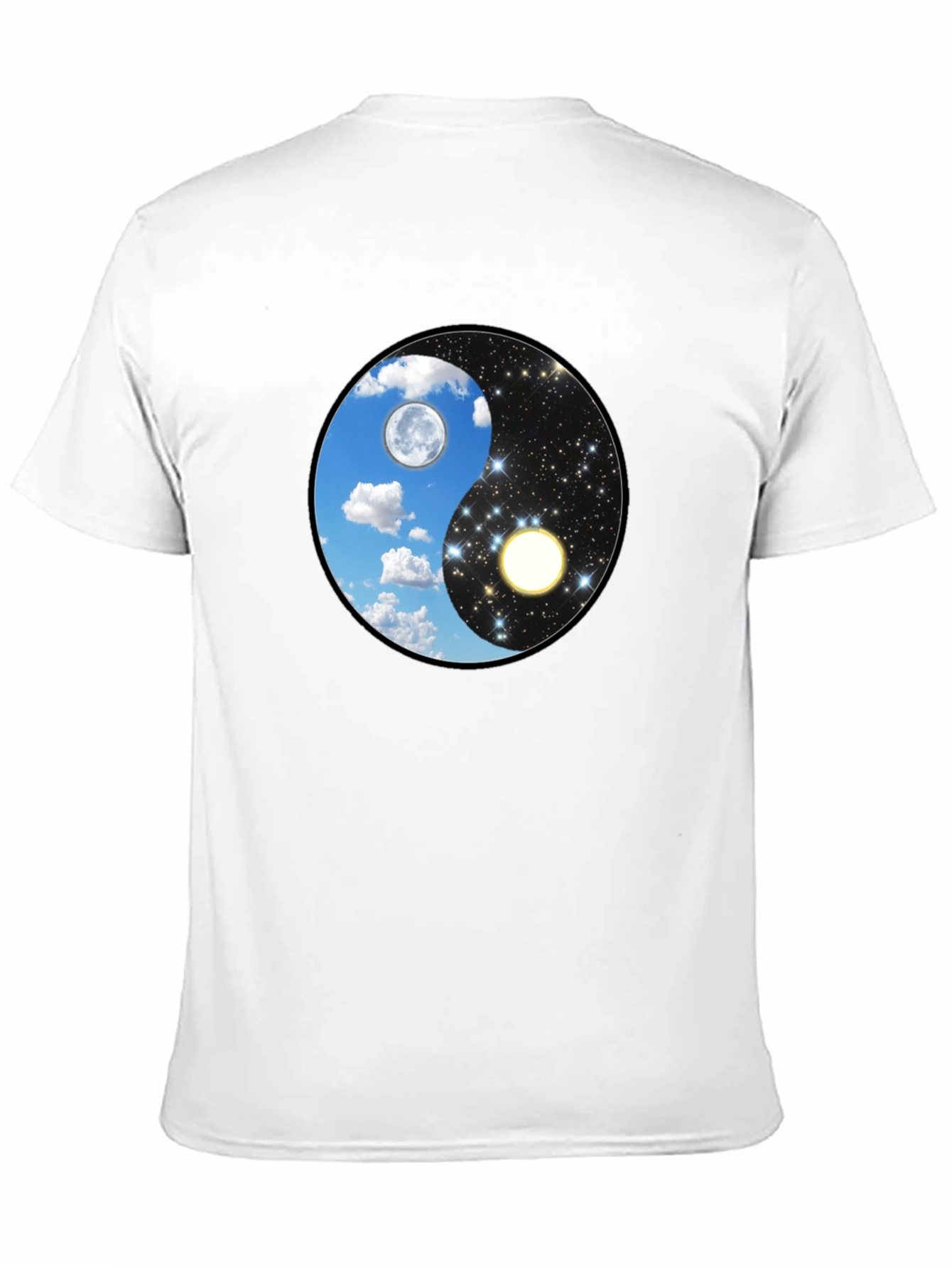Yin Yang Day & Night Graphic T-Shirt