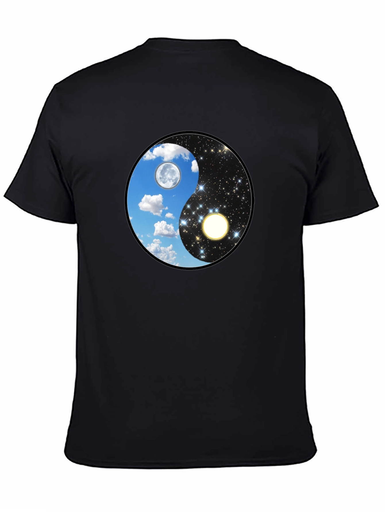 Yin Yang Day & Night Graphic T-Shirt