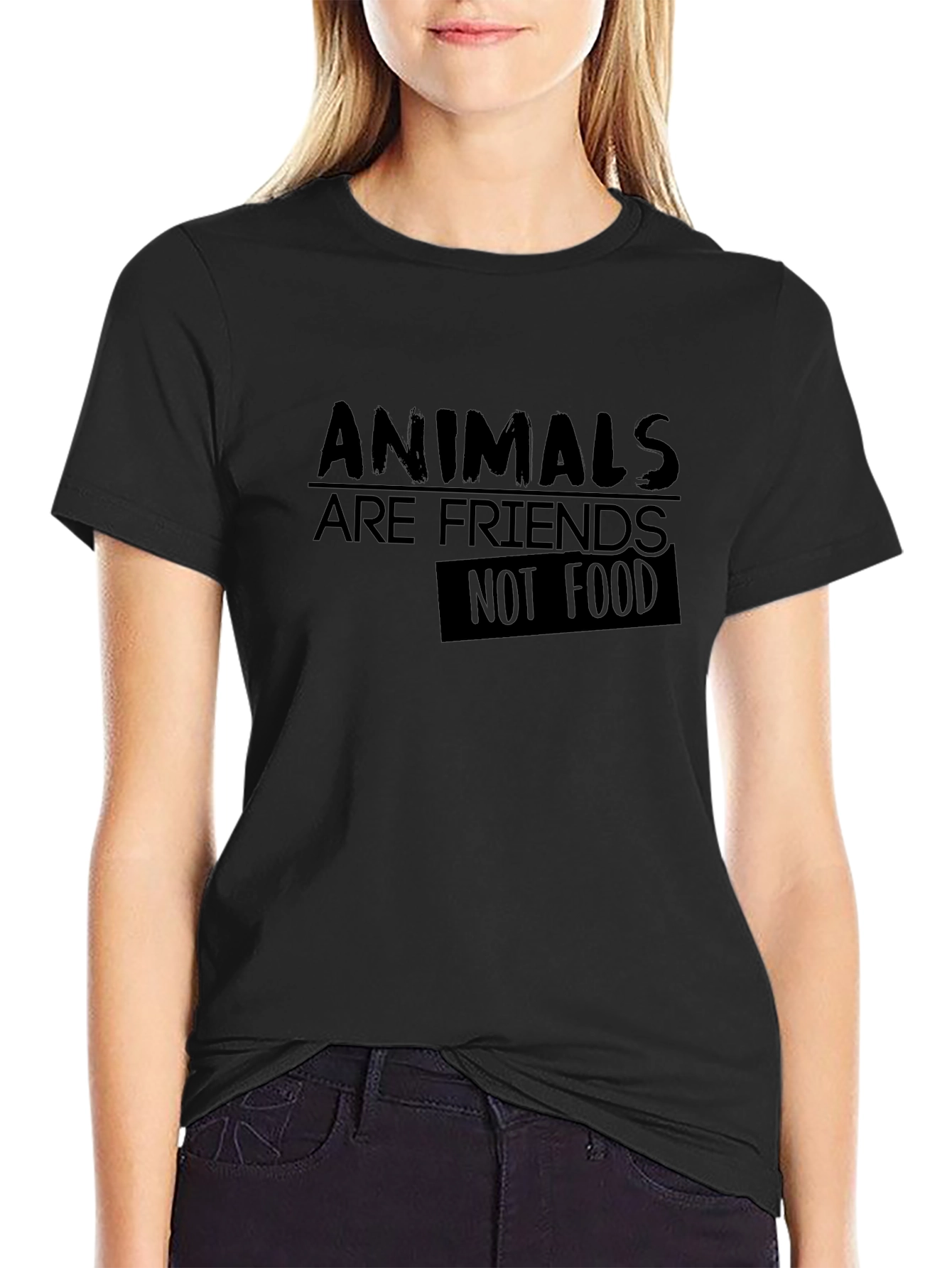 Animals Are Friends Not Food Tee
