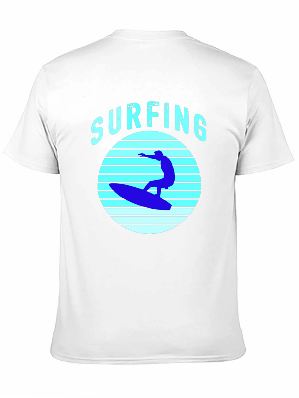 Surfing T-Shirt - Black Surf Graphic Tee