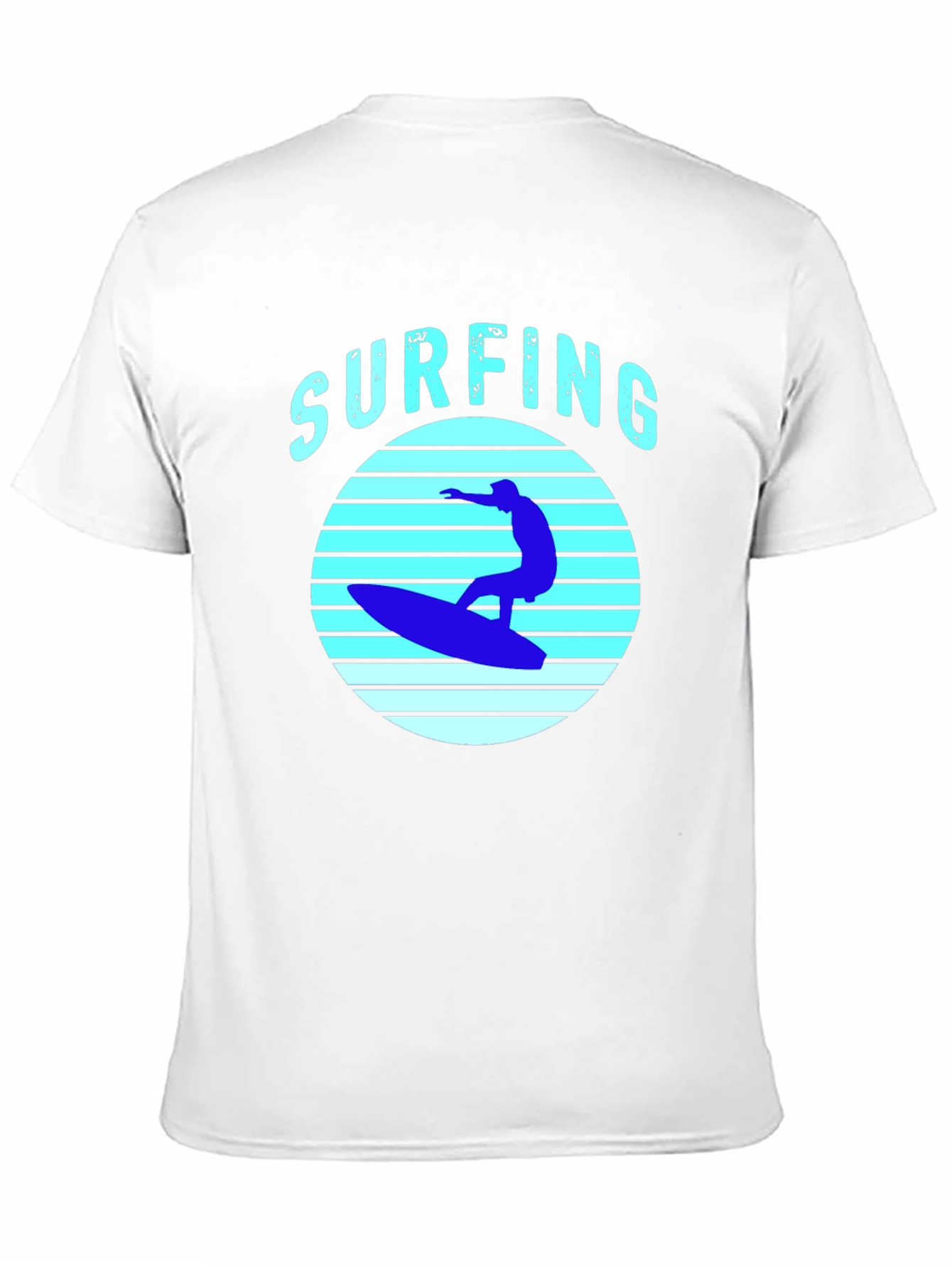 Surfing T-Shirt - Black Surf Graphic Tee