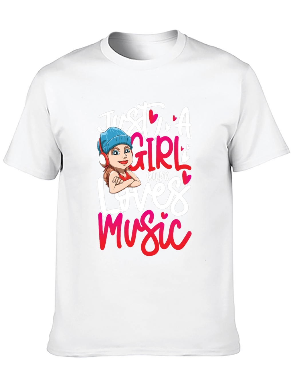 Just A Girl Who Loves Music T-Shirt
