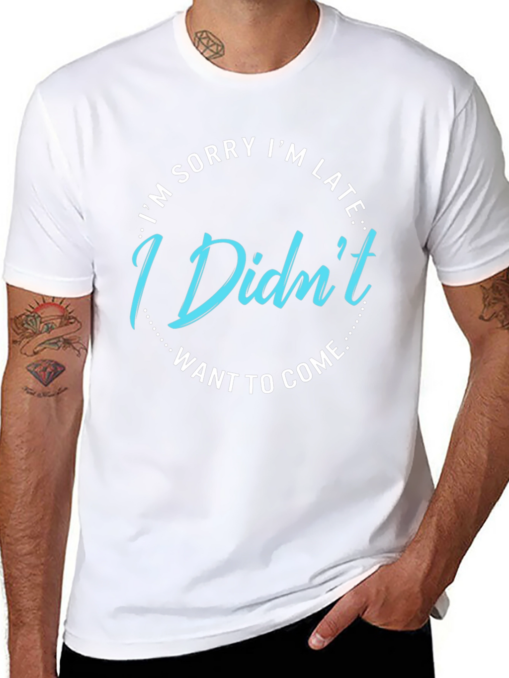 Funny I Didnt Want to Come Graphic Tee