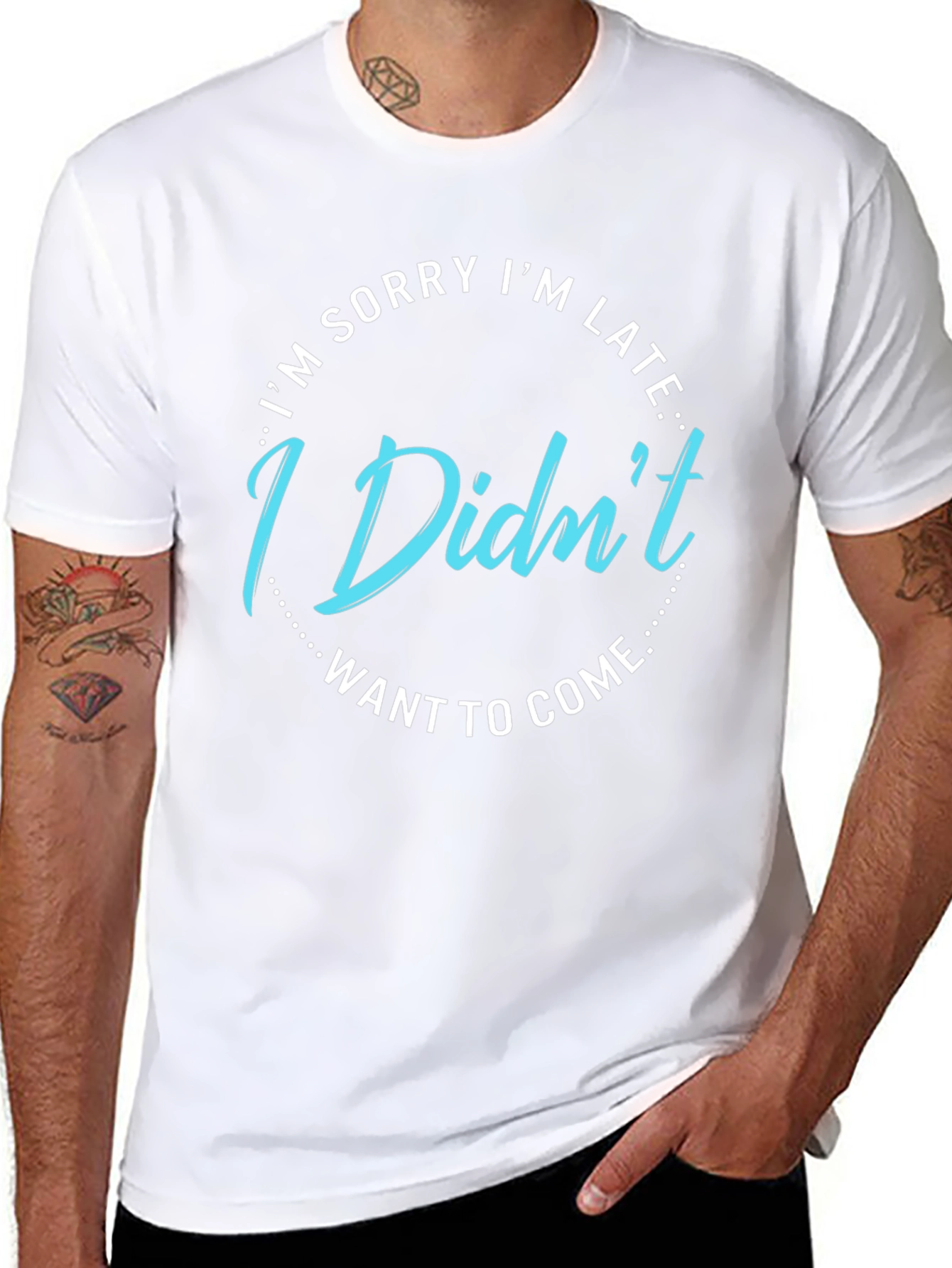 Funny I Didnt Want to Come Graphic Tee