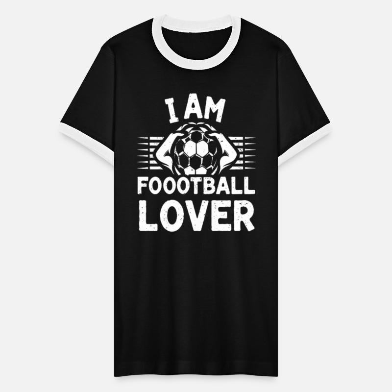 i am football lover for tshirt