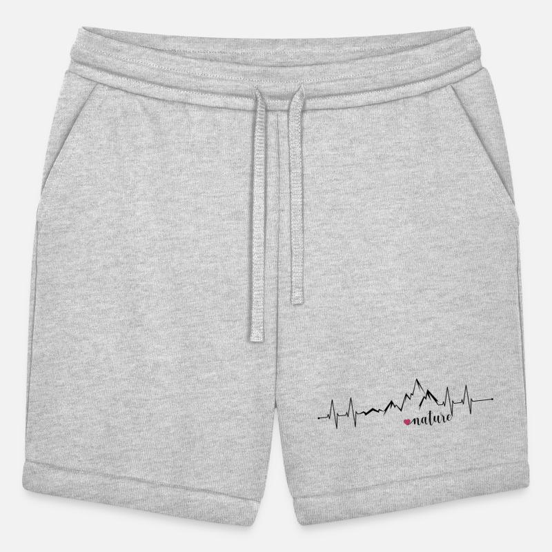 I heart Nature EKG Heartbeat Mountains