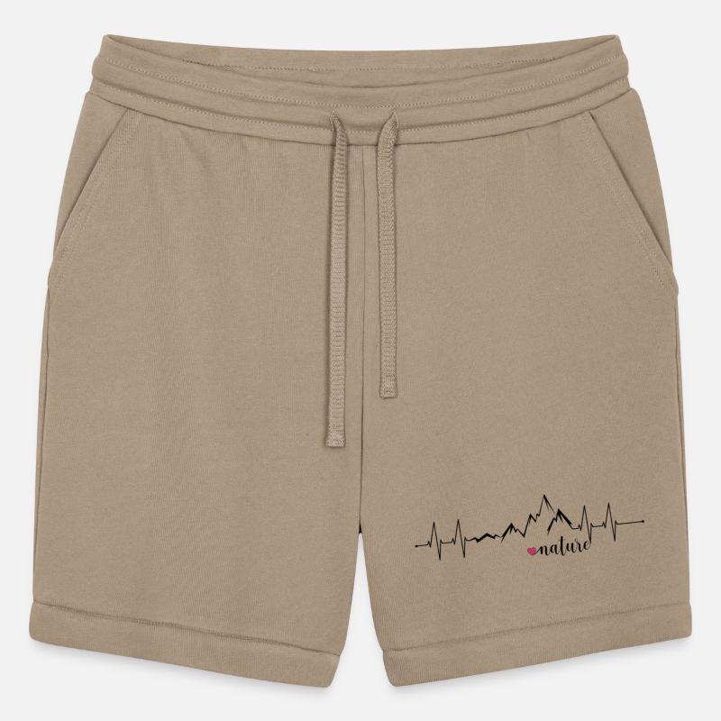 I heart Nature EKG Heartbeat Mountains