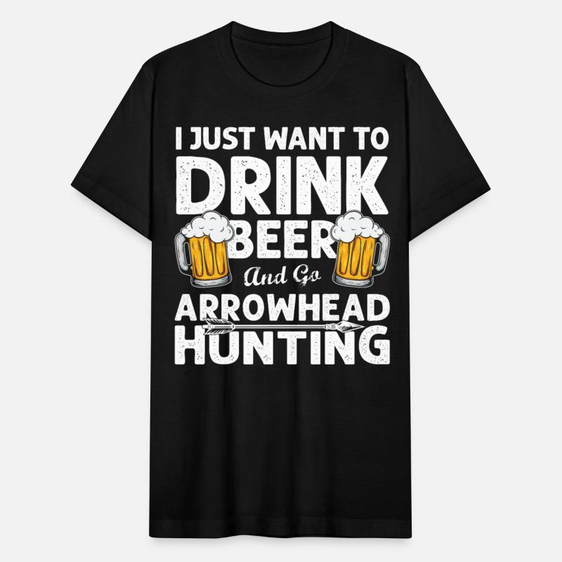 I Just Want to Drink Beer and Go Arrowhead t-shirt