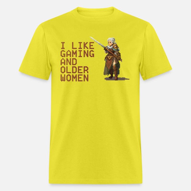 I like gaming and older women tees