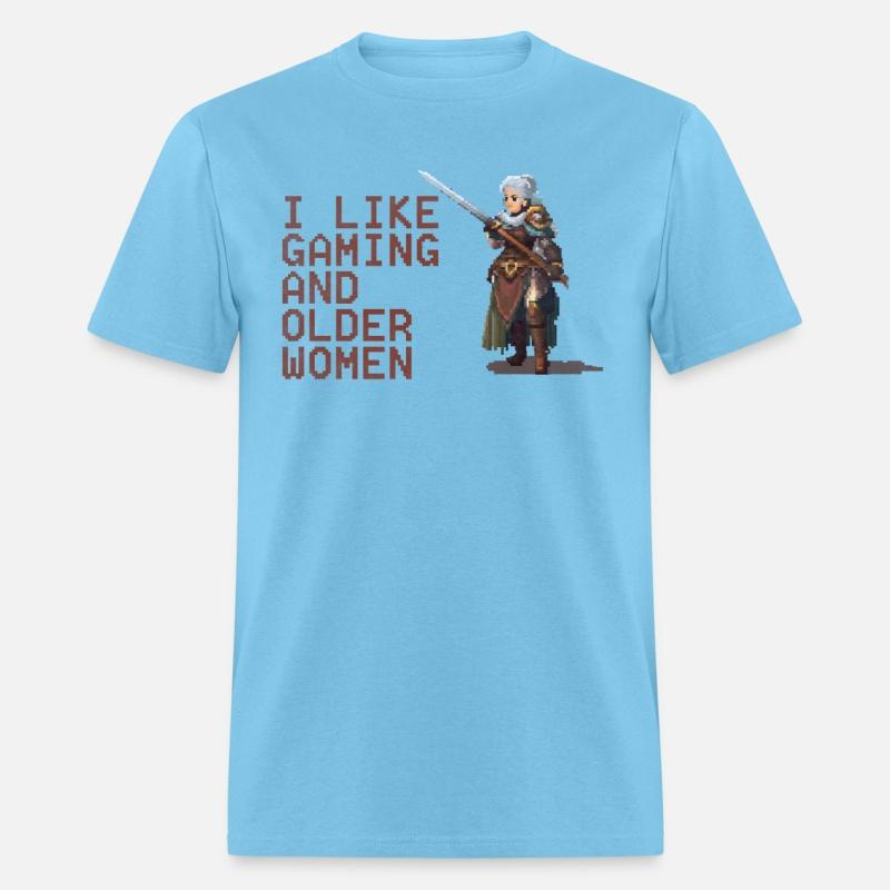 I like gaming and older women tees