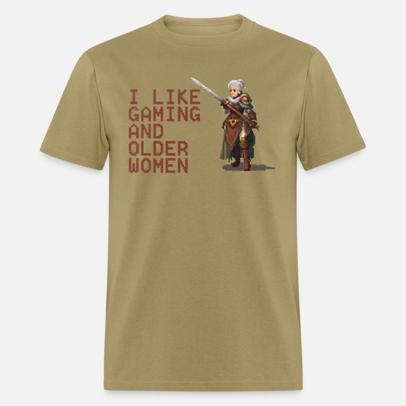 I like gaming and older women tees
