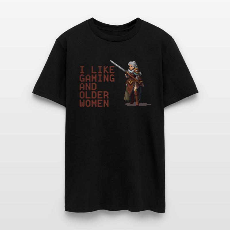 I like gaming and older women tees