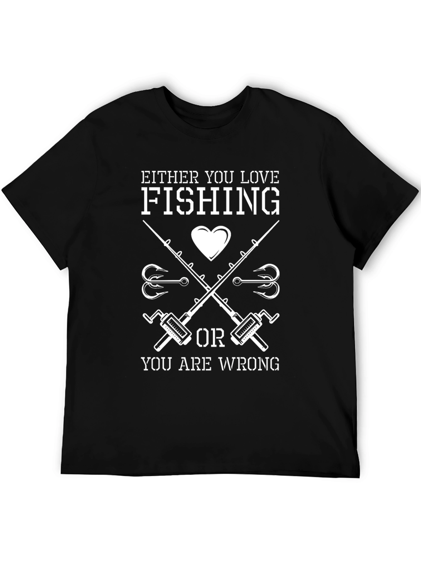 Fishing Lovers T-Shirt - Either You Love Fishing!