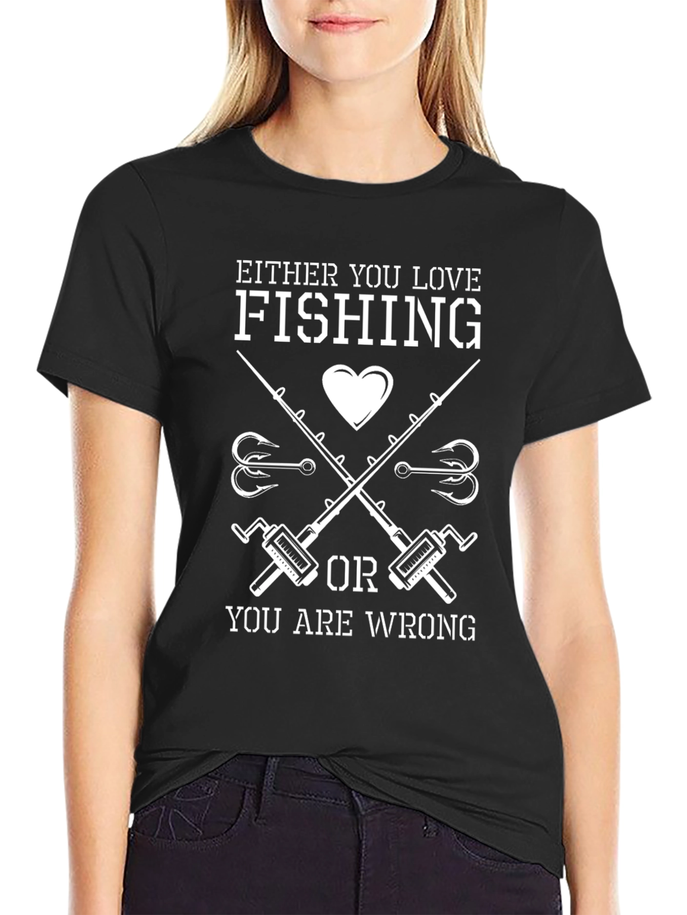 Fishing Lovers T-Shirt - Either You Love Fishing!