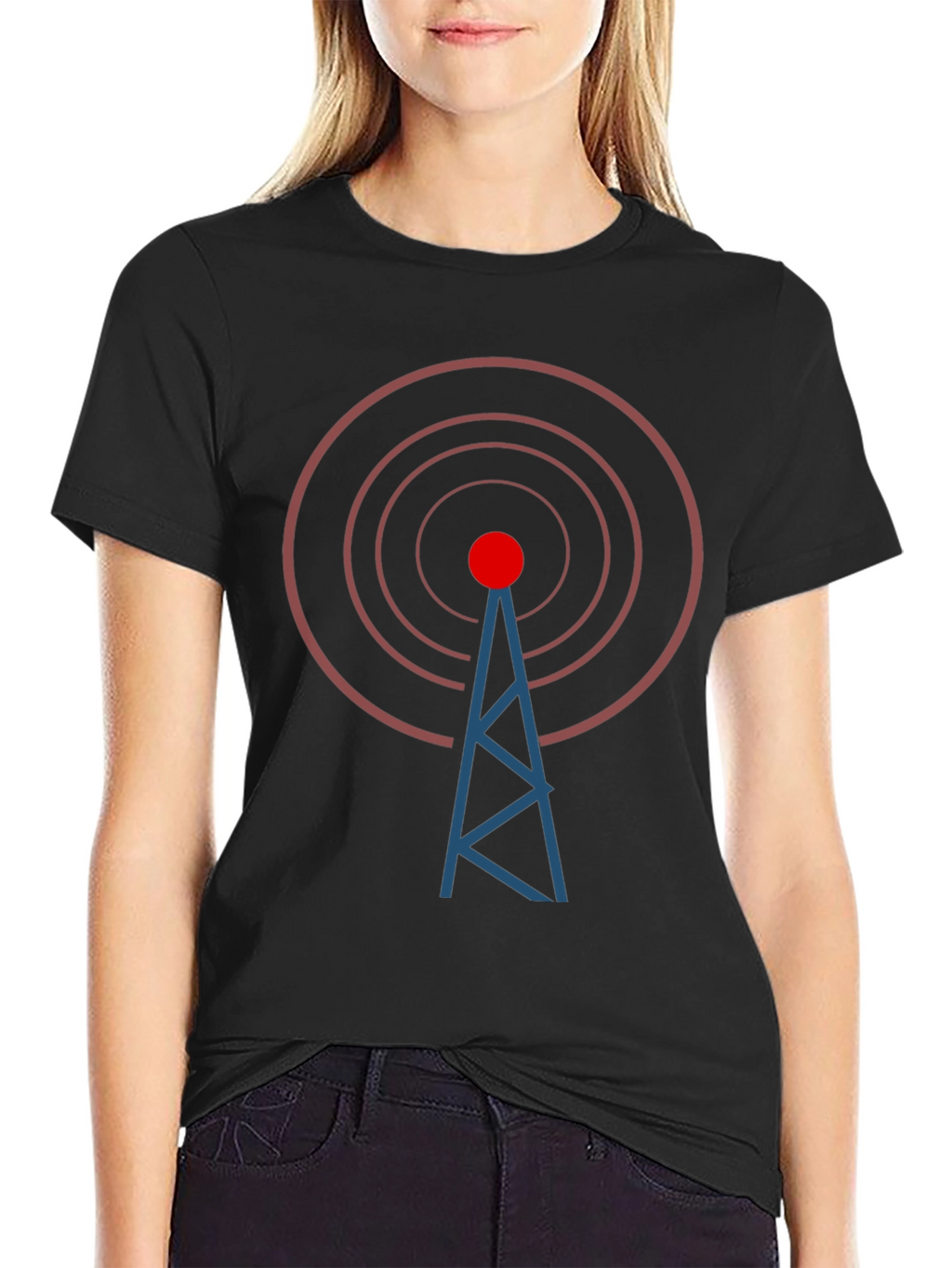 Antenna Signal T-Shirt - Stylish Graphic Tee