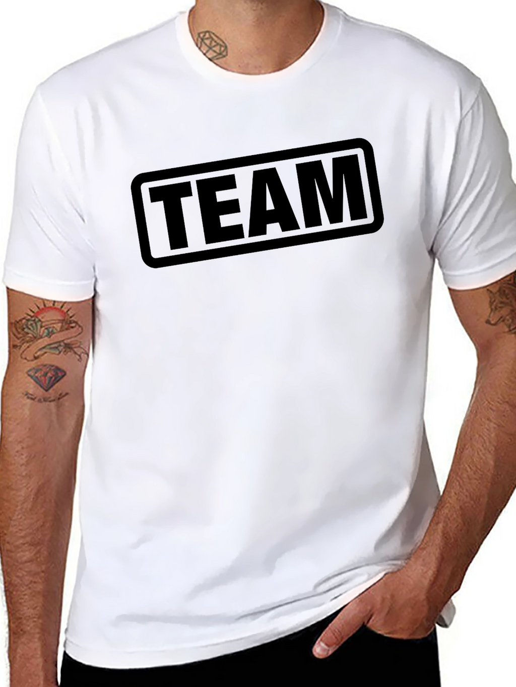 Team Black Graphic Tee - Classic Fit