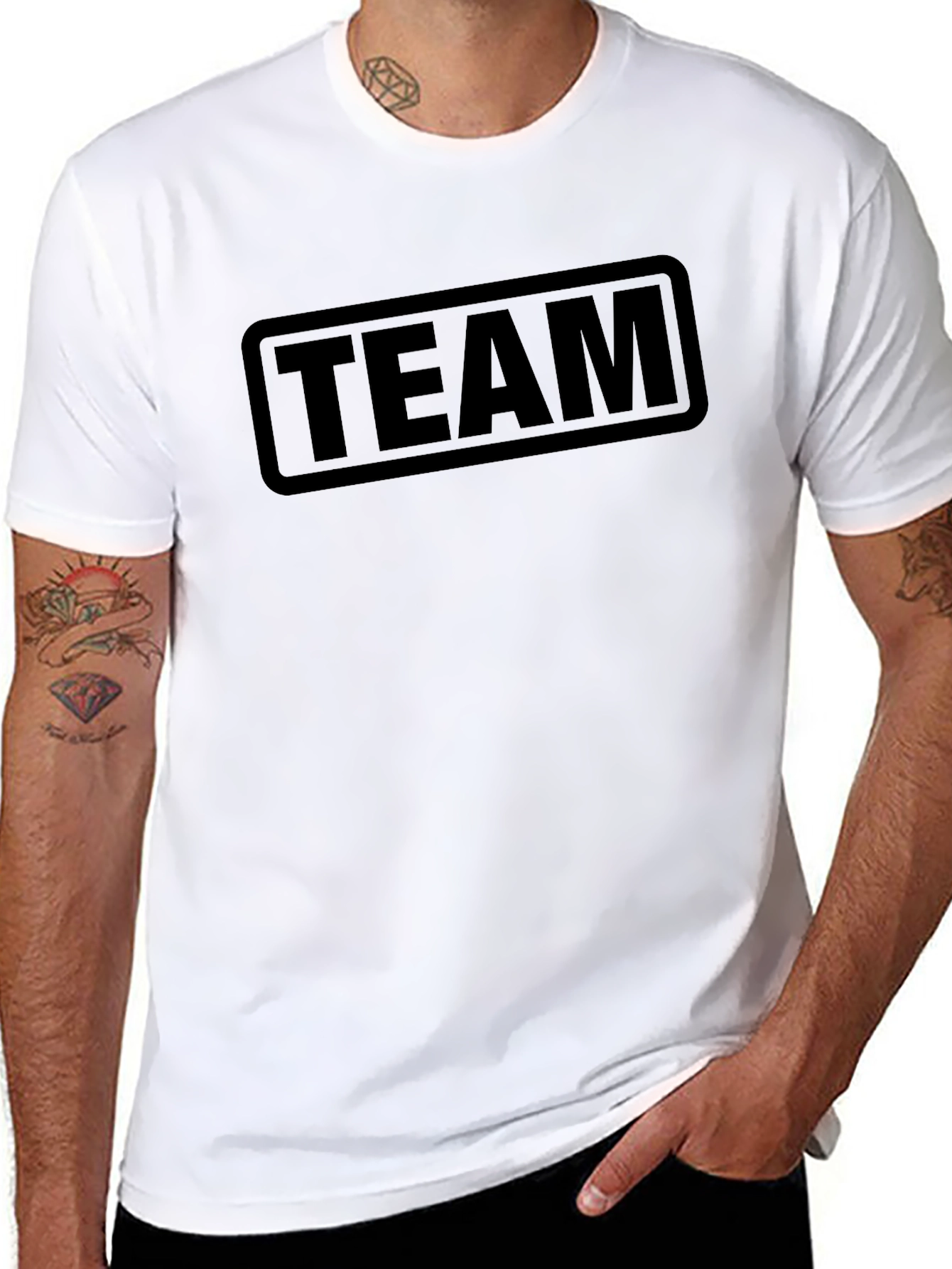 Team Black Graphic Tee - Classic Fit