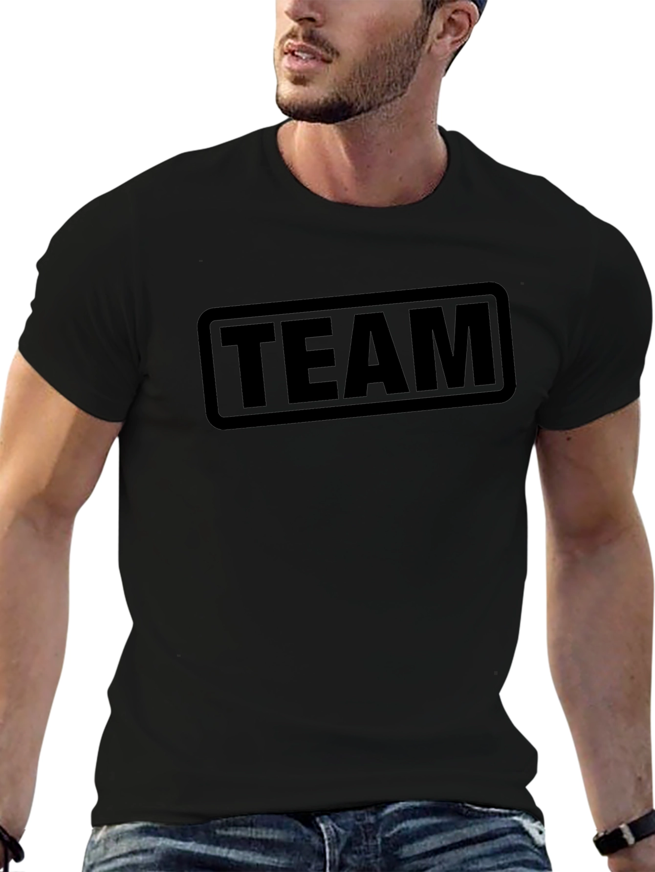 Team Black Graphic Tee - Classic Fit