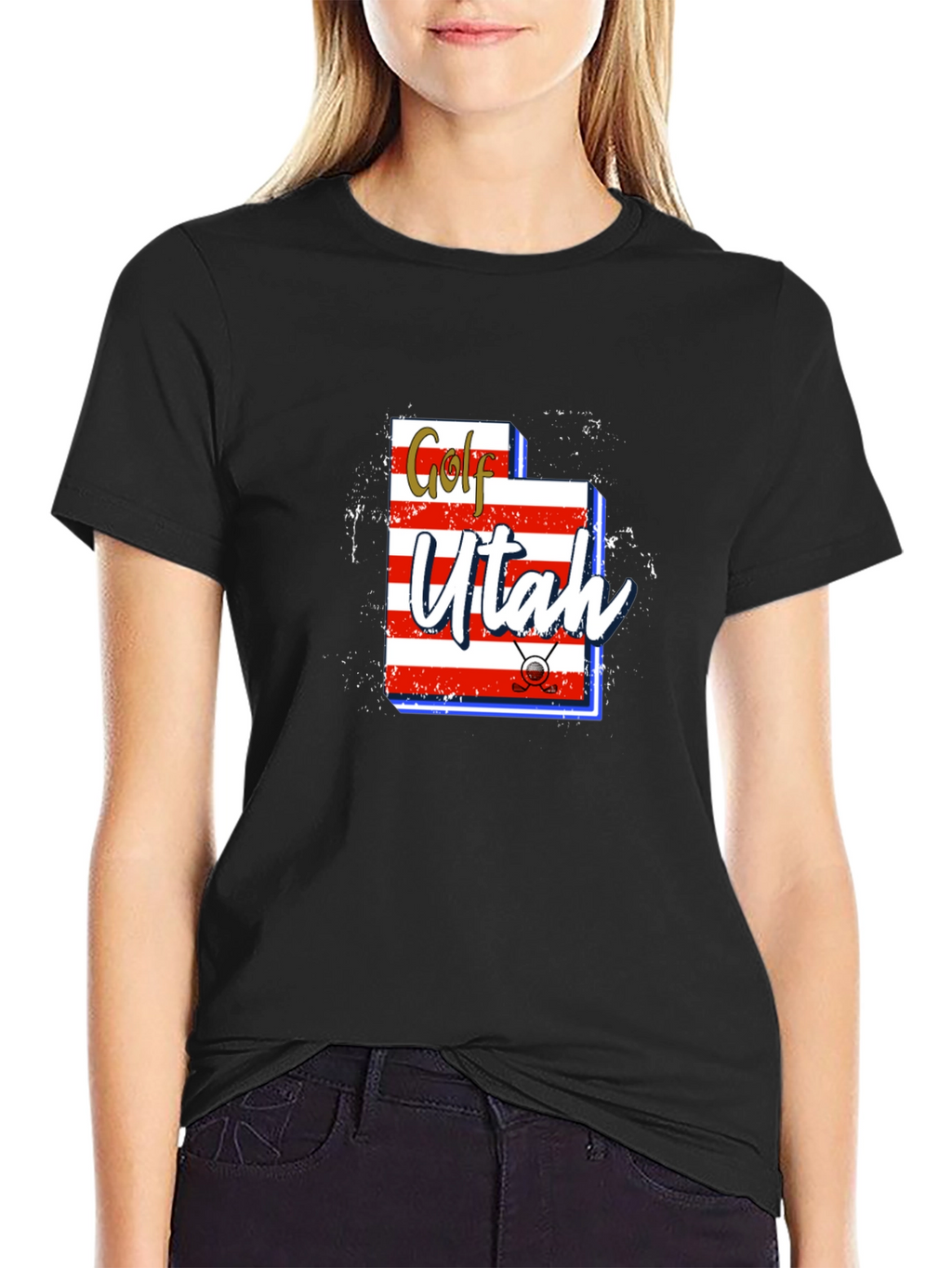 Golf Utah T-Shirt | Novelty Graphic Tee