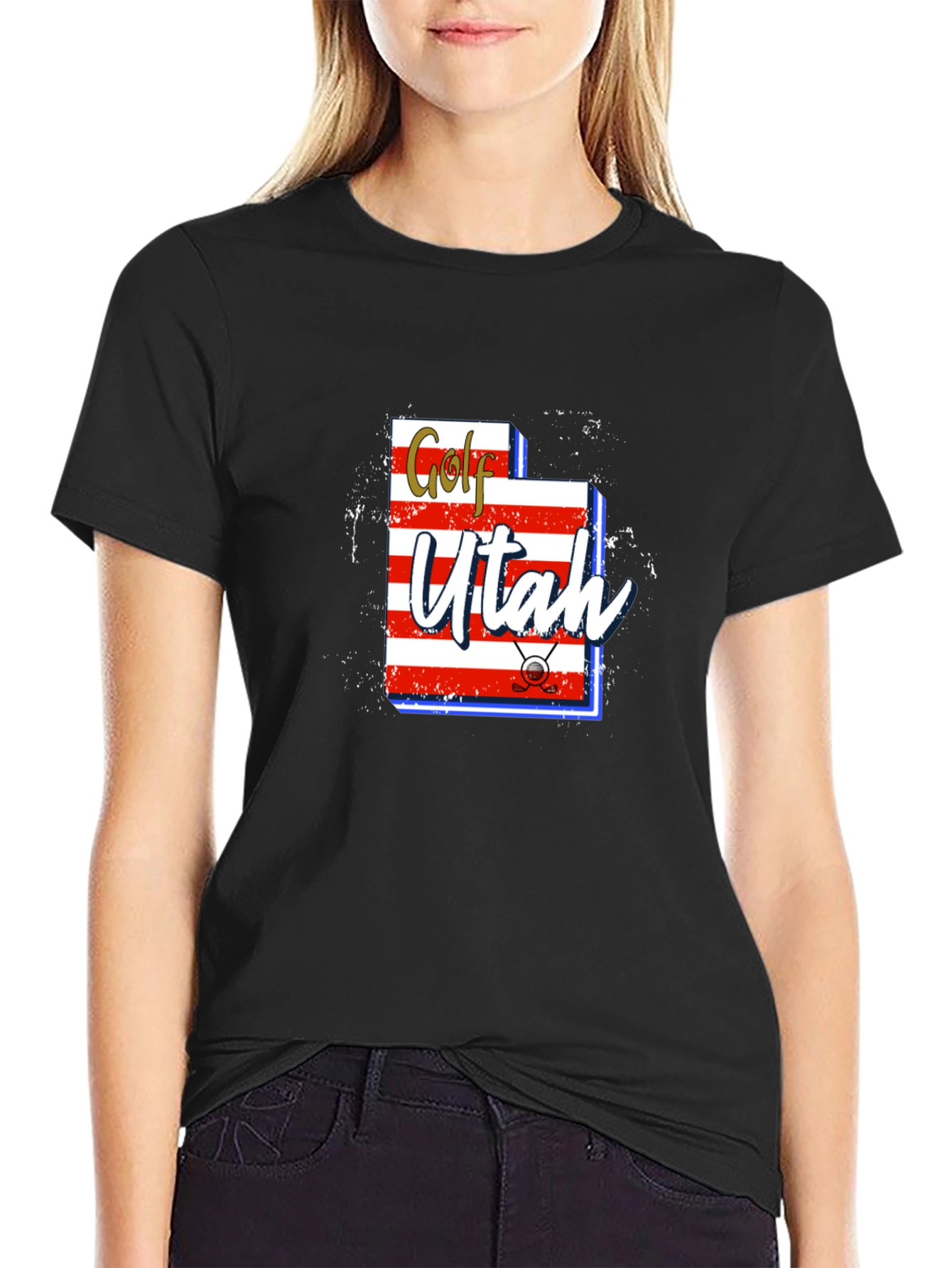 Golf Utah T-Shirt | Novelty Graphic Tee