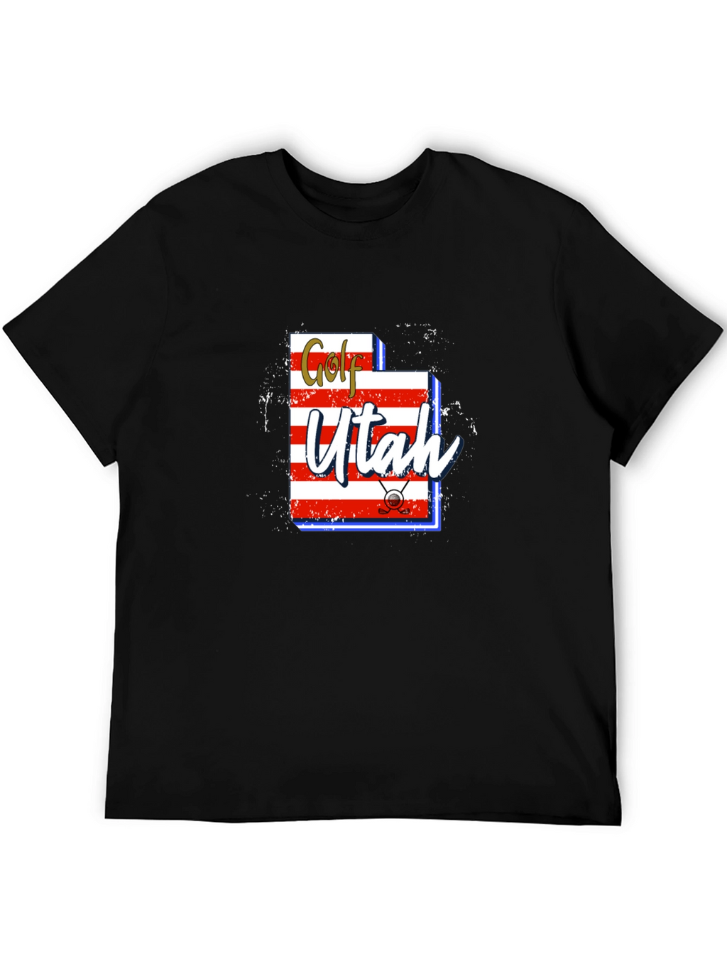 Golf Utah T-Shirt | Novelty Graphic Tee