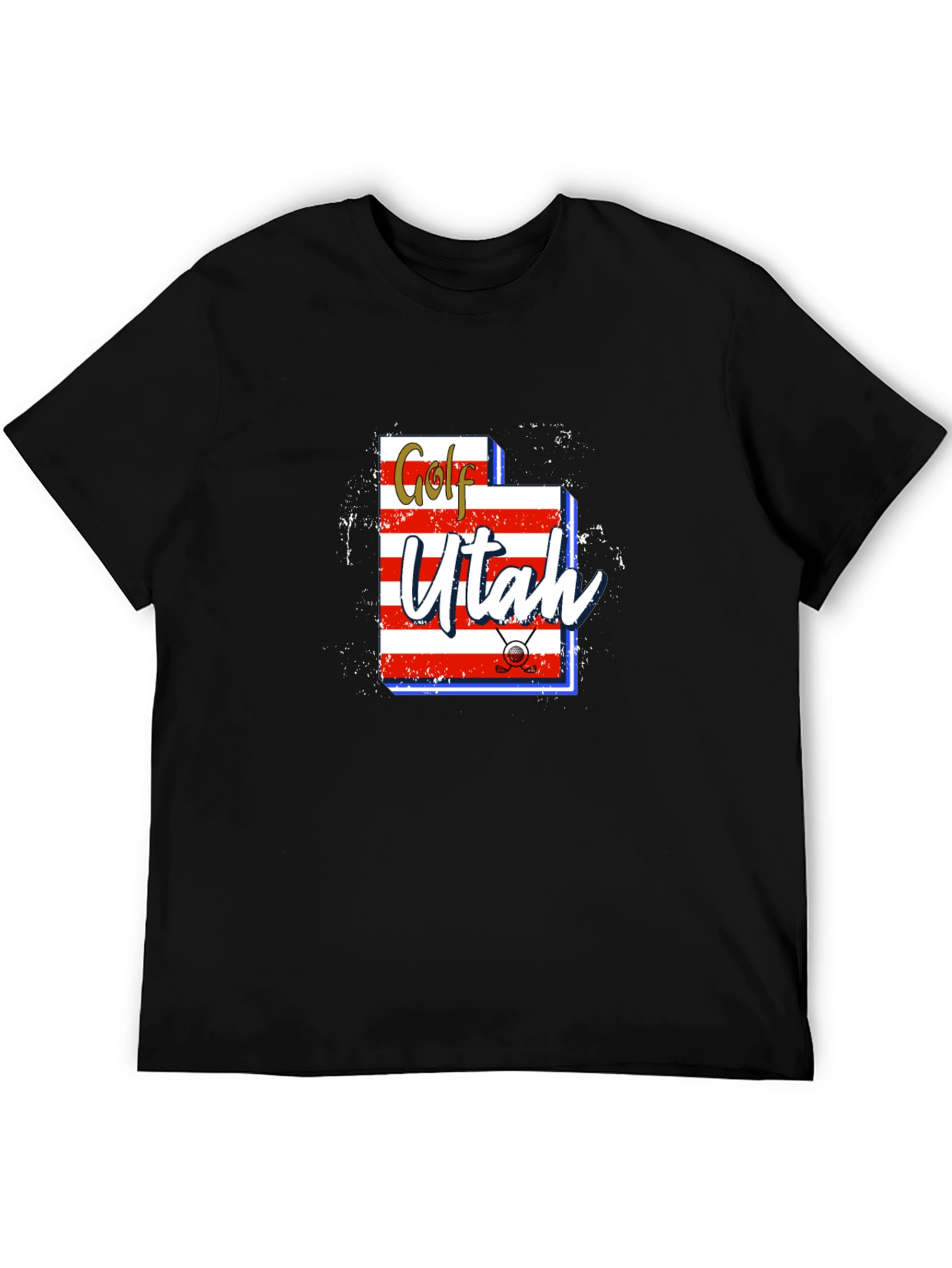 Golf Utah T-Shirt | Novelty Graphic Tee