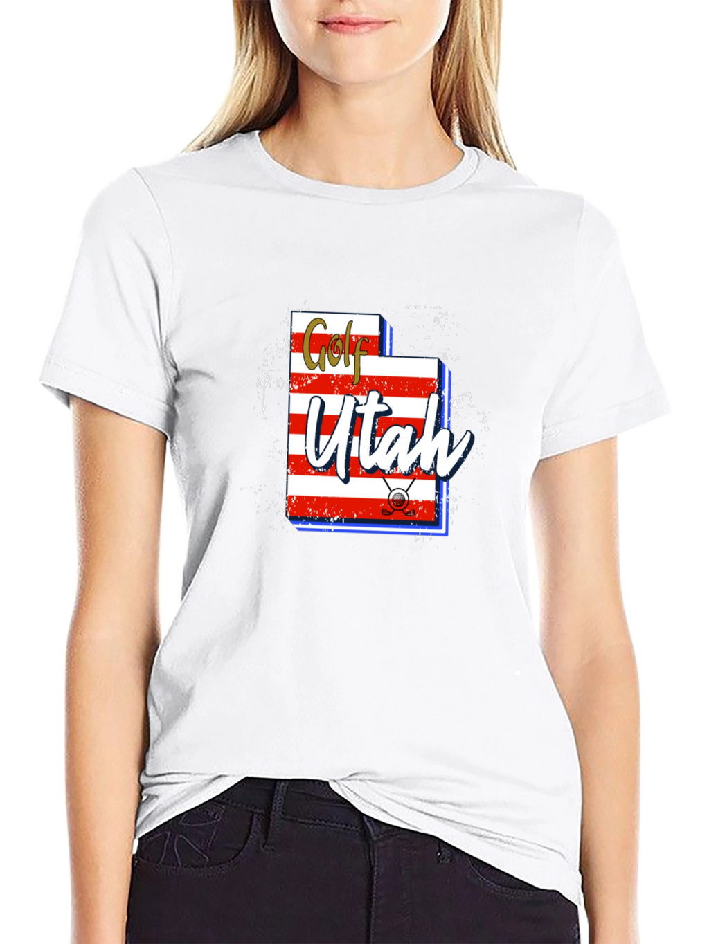 Golf Utah T-Shirt | Novelty Graphic Tee