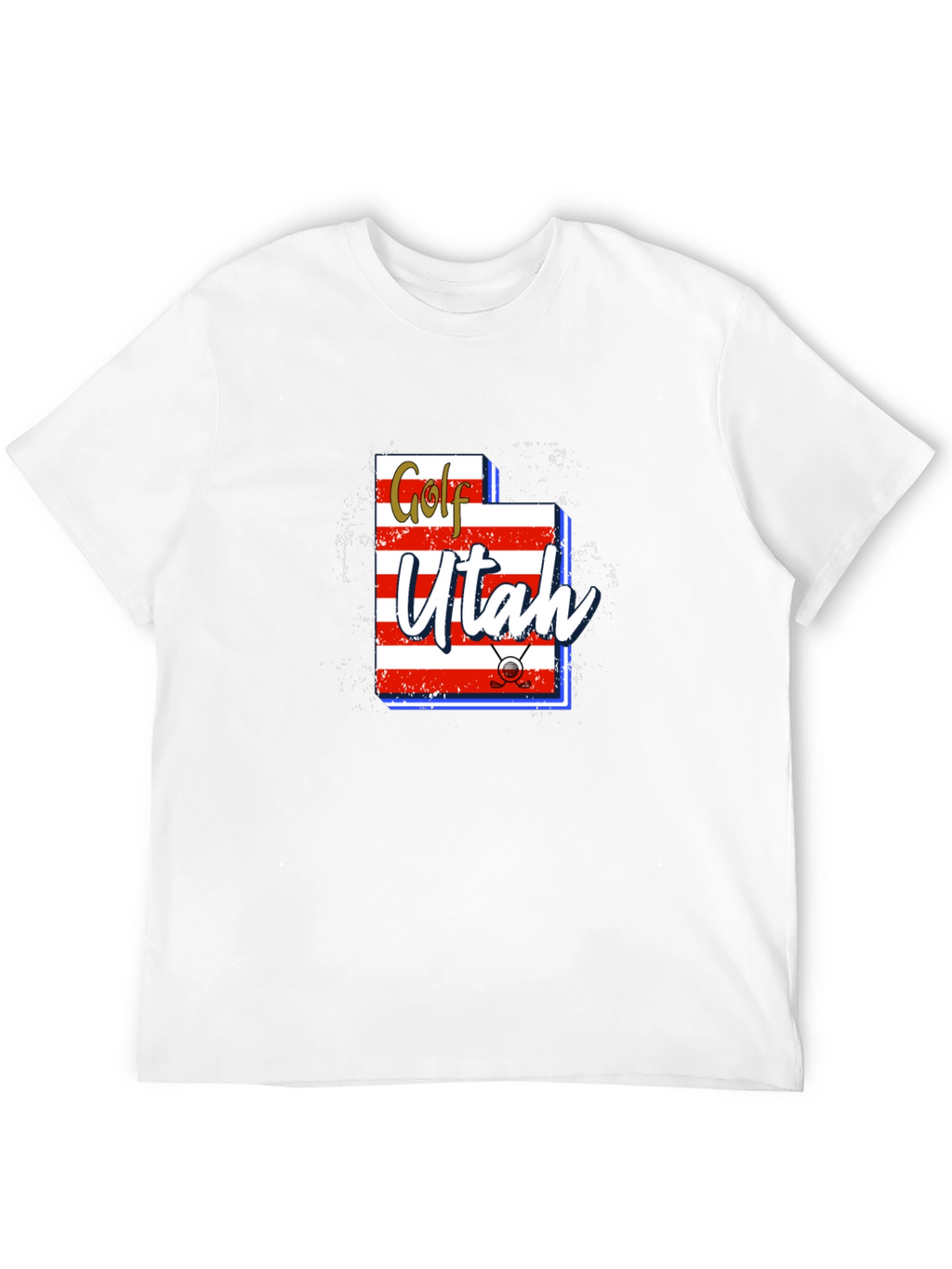 Golf Utah T-Shirt | Novelty Graphic Tee