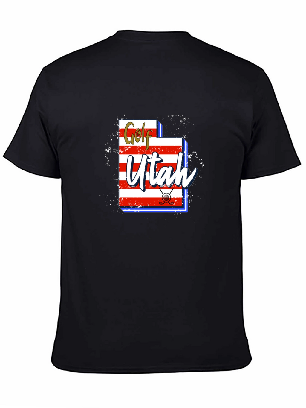 Golf Utah T-Shirt | Novelty Graphic Tee
