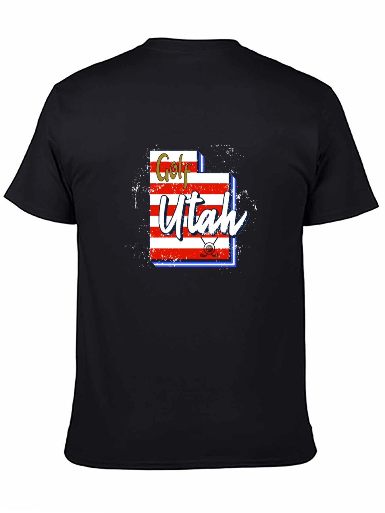 Golf Utah T-Shirt | Novelty Graphic Tee