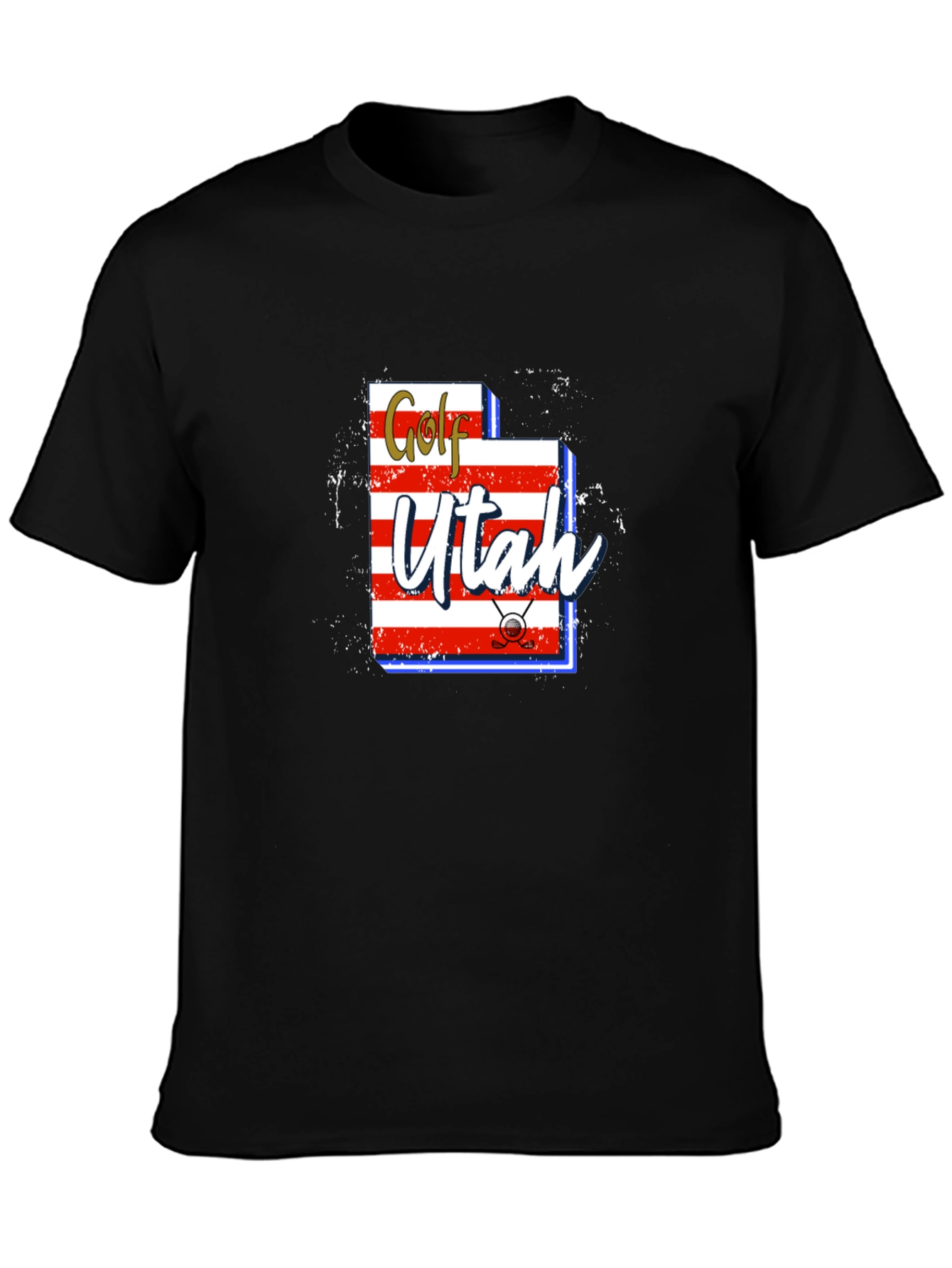 Golf Utah T-Shirt | Novelty Graphic Tee