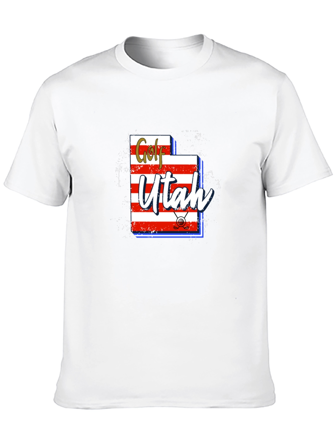 Golf Utah T-Shirt | Novelty Graphic Tee