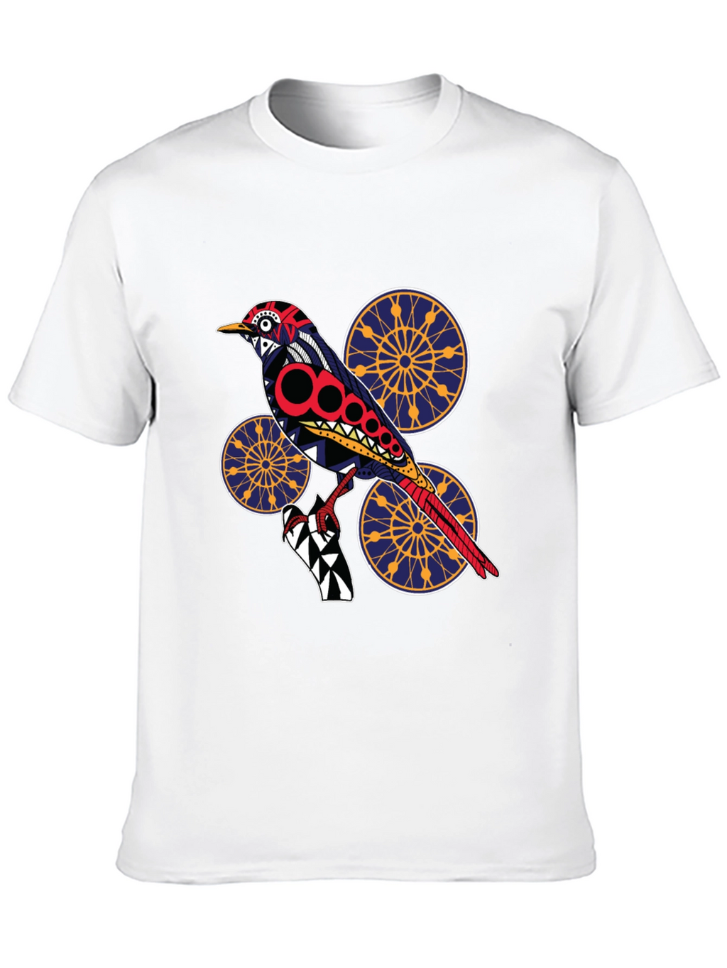 Bird Graphic Black T-Shirt