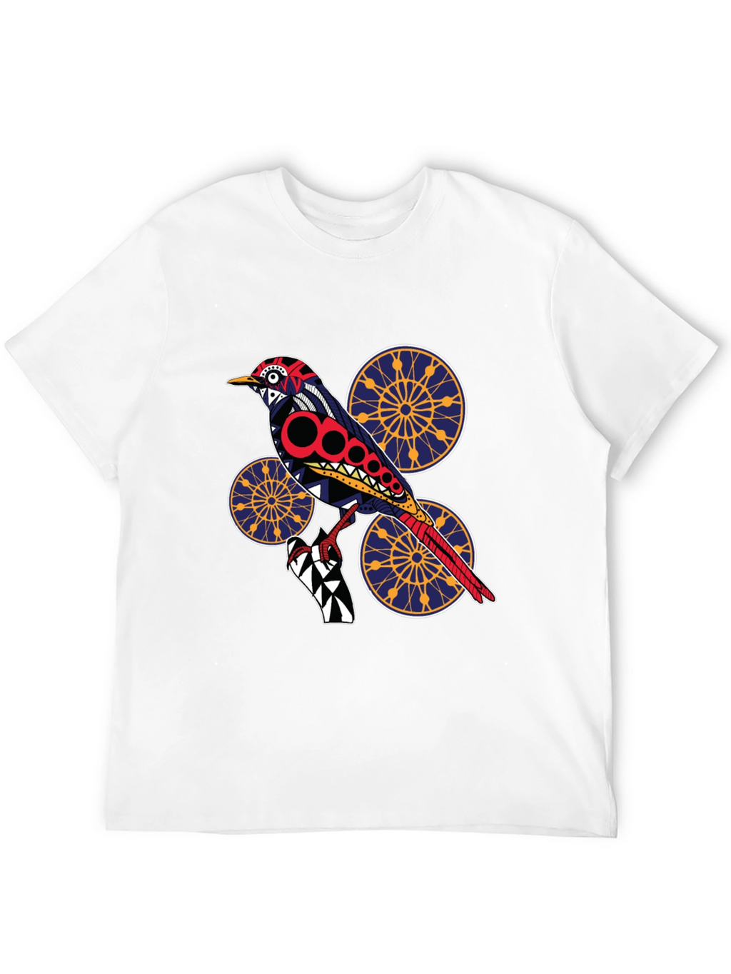 Bird Graphic Black T-Shirt