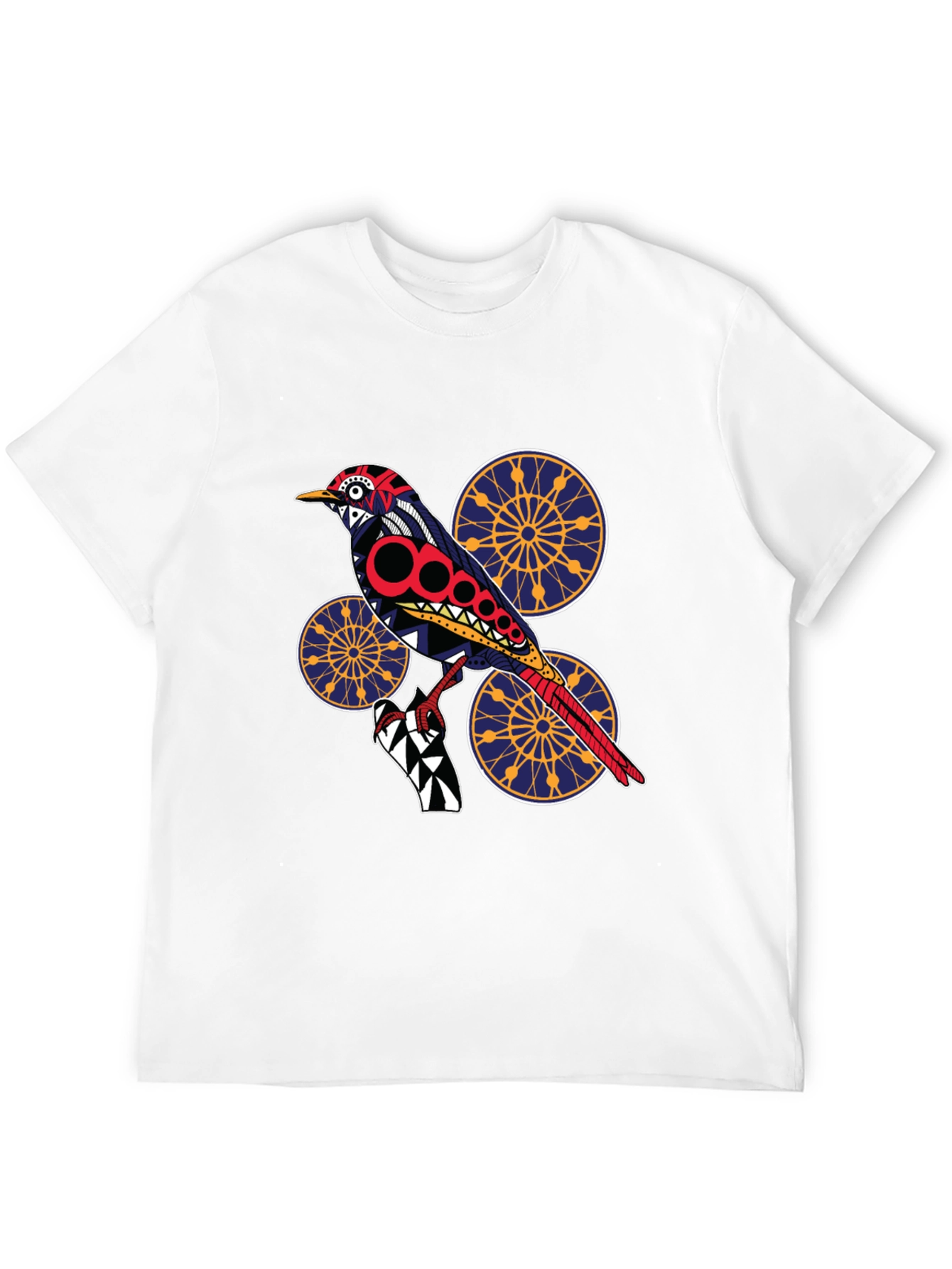 Bird Graphic Black T-Shirt
