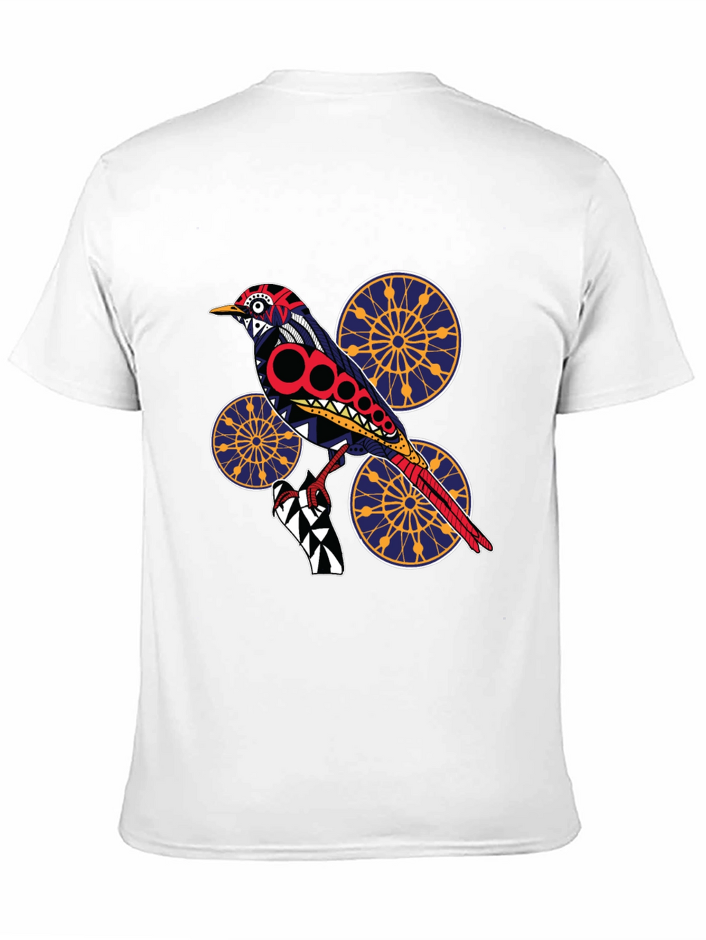 Bird Graphic Black T-Shirt