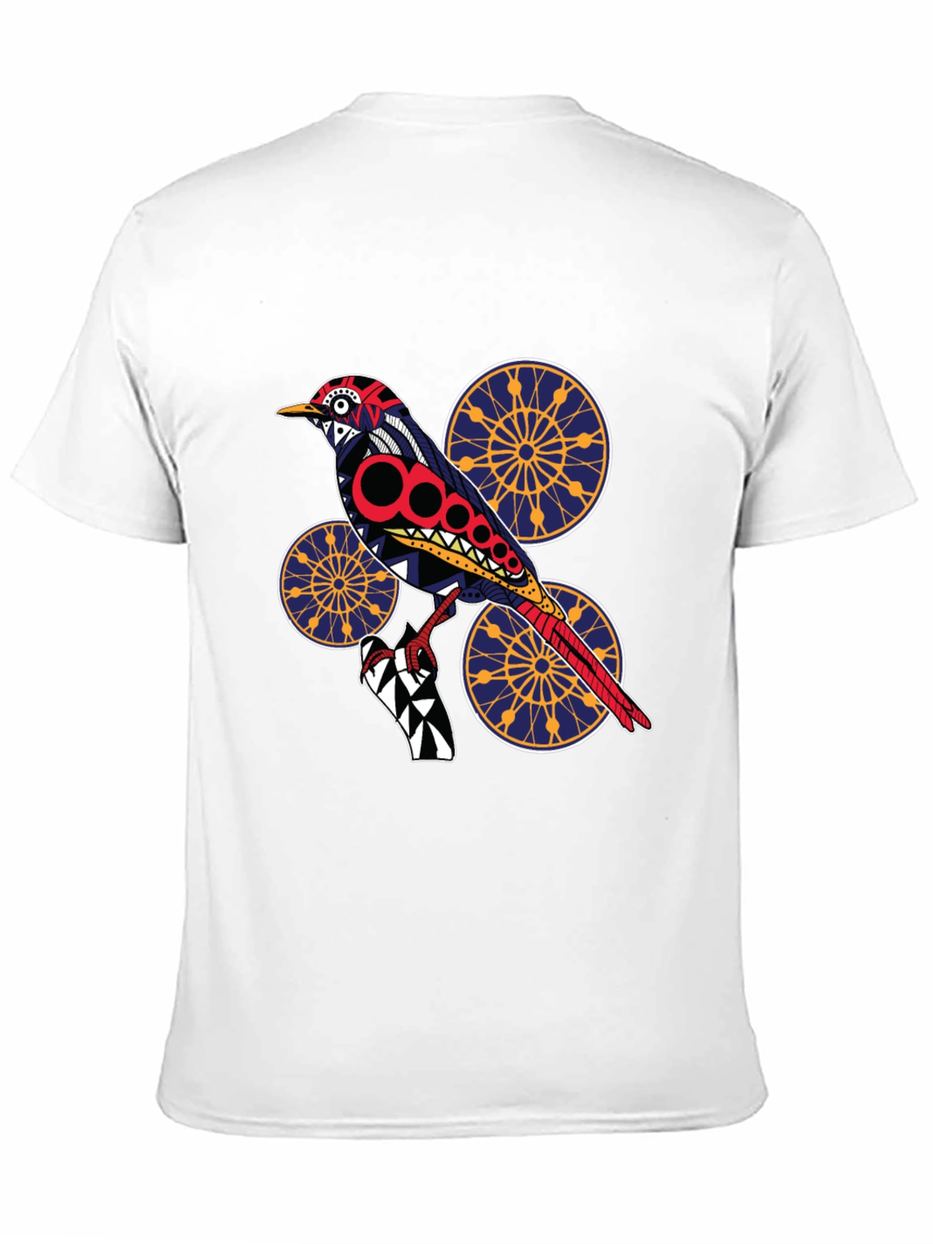 Bird Graphic Black T-Shirt